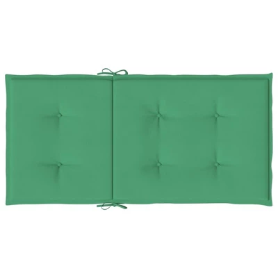 VidaXL Set Of 2 Garden Lowback Chair Cushions - Green - 100% Polyester Oxford Fabric - Exterior Seating Upgrade - Includes California Prop 65 Warning 8 VidaXL Set Of 2 Garden Lowback Chair Cushions - Green - 100% Polyester Oxford Fabric - Exterior Seating Upgrade - Includes California Prop 65 Warning - Image 6