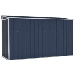 VidaXL Storage Shed Wall-mounted Garden Shed For Backyard Galvanized Steel - Anthracite 46.5" X 113.4" X 70.1" 21 VidaXL Storage Shed Wall-mounted Garden Shed For Backyard Galvanized Steel - Anthracite 46.5" X 113.4" X 70.1" -All Patio Furniture GUEST bbbc5580 a37c 4cb5 b8e6 d5f18859b8e6