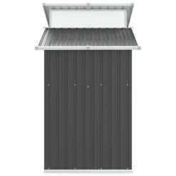 VidaXL Storage Shed Outdoor Garden Shed For Furniture Storage Galvanized Steel - Anthracite -All Patio Furniture GUEST bc183f30 e17d 44c4 a0b6 fc63567c219e