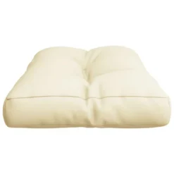 VidaXL Outdoor Pallet Cushion In Cream - 27.6"x15.7"x4.7" - With Light 100% Polyester Fabric And Hollow Fiber Filling -All Patio Furniture GUEST be03bfb9 1752 4578 8f45 8120777c266d