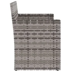 VidaXL Garden Bench Grey PE Rattan, Powder-coated Steel Medium Durable 13 VidaXL Garden Bench Grey PE Rattan, Powder-coated Steel Medium Durable -All Patio Furniture GUEST be7e7b38 77d1 4e00 993d 430717c3c6ef