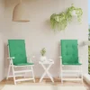 VidaXL Highback Chair Cushion Set Of 2 Green 100% Polyester -All Patio Furniture GUEST bf9ea7f8 e8c9 4eb0 ab7d c3e8c2c0cad0