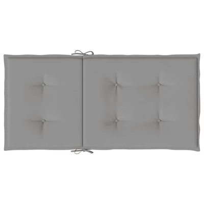 VidaXL Chair Cushion 6 Pcs Set For Patio/Outdoor, Water-Resistant Gray Oxford Fabric, Comfort Foam Fiber Filling, Non-Slip Design With Ropes 8 VidaXL Chair Cushion 6 Pcs Set For Patio/Outdoor, Water-Resistant Gray Oxford Fabric, Comfort Foam Fiber Filling, Non-Slip Design With Ropes - Image 6