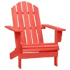 VidaXL Adirondack Chair Lounge Patio Lawn Chair For Garden Solid Wood Fir - Red -All Patio Furniture GUEST bfed09da f427 4655 bbb5 5a820bb9ee84