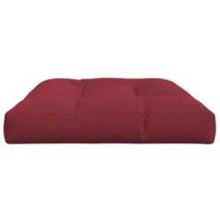 VidaXL Chair Cushion Outdoor Patio Pallet Seat Cushion Sofa Chair Pad Fabric - Wine Red 47.2" X 31.5" X 4.7" -All Patio Furniture GUEST c1feaea3 e01e 446d 84e8 0a8a5b9ecabe