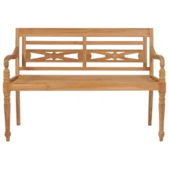 VidaXL Batavia Bench Garden Bench Patio Loveseat With Cushion Solid Wood Teak - Beige 47.2" 13 VidaXL Batavia Bench Garden Bench Patio Loveseat With Cushion Solid Wood Teak - Beige 47.2" -All Patio Furniture GUEST c370eb36 a6ad 484b 92c0 da3b1ceffe0c