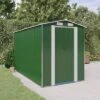 VidaXL Garden Shed Green Galvanized Steel Large Garden Shed - 75.6" X 140.6" X 87.8" 1 VidaXL Garden Shed Green Galvanized Steel Large Garden Shed - 75.6" X 140.6" X 87.8" -All Patio Furniture GUEST c71b5304 359e 4bb4 a8b8 e32792a2dbc6