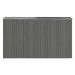VidaXL Garden Shed Light Gray Galvanized Steel Large Garden Shed - 75.6" X 140.6" X 87.8" -All Patio Furniture GUEST c7f00e8d 2ba8 46ee b87b 4eb38b0944b3
