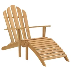 VidaXL Folding Adirondack Chair Patio Lawn Chair With Footrest Solid Wood Teak - 2 14 VidaXL Folding Adirondack Chair Patio Lawn Chair With Footrest Solid Wood Teak - 2 -All Patio Furniture GUEST c8a6d1db 18f4 43cc a50e 4e746c17f547