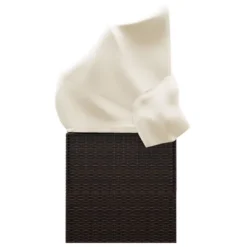 VidaXL Patio Lounge Bed With Roof & Cushions - Poly Rattan Outdoor Furniture, Adjustable Recliner, Brown/Cream White -All Patio Furniture GUEST c8f5f4fc f9d7 49ec a2e8 a2b3816372dd