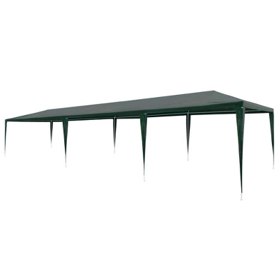VidaXL Outdoor Party Tent - PE Green, UV And Water Resistant, Steel Frame, Perfect For Celebrations, Garden Gazebo, Easy Assemble, 9.8' X 29.5 3 VidaXL Outdoor Party Tent - PE Green, UV And Water Resistant, Steel Frame, Perfect For Celebrations, Garden Gazebo, Easy Assemble, 9.8' X 29.5