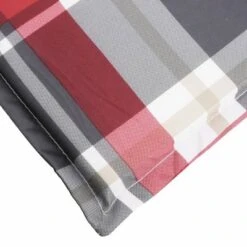 VidaXL Sun Lounger Cushion Red Check Pattern Oxford Fabric (100% Polyester) -All Patio Furniture GUEST cb2c7446 e8eb 4e81 9e5f fc191f8f423f