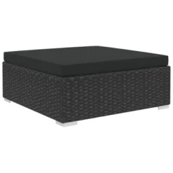 VidaXL Garden Lounge Set Black (Rattan), Black (Cushions) -All Patio Furniture GUEST cbd84b70 d725 499d 813f 165b3ece20f4 1