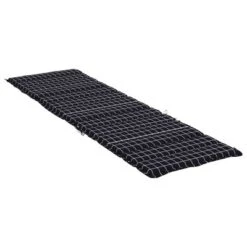 VidaXL Sun Lounger Cushion Black Check Pattern -All Patio Furniture GUEST ced618d6 62f1 44e6 8371 1ced59bf6463