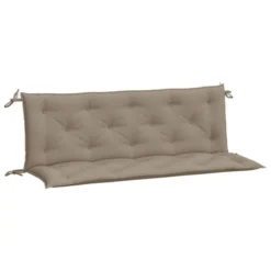 VidaXL Garden Bench Cushions Set In Taupe - Durable Oxford Fabric, Hollow Fiber Filling - 59.1"x19.7"x2.8" For Outdoor/Indoor Use -All Patio Furniture GUEST cef7896d 7899 4dfc a809 b423829ad742