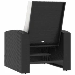 VidaXL - Modern Black Poly Rattan Patio Reclining Chair With Cushions - Adjustable Outdoor Garden Lounge Chair With Comfortable Armrests And Backrest. 15 VidaXL - Modern Black Poly Rattan Patio Reclining Chair With Cushions - Adjustable Outdoor Garden Lounge Chair With Comfortable Armrests And Backrest. -All Patio Furniture GUEST d37ecc18 2612 4bea ab1a 7954ef848985
