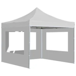 VidaXL Professional Folding Party Tent With Walls Aluminum 9.8'x9.8' White -All Patio Furniture GUEST d72fb0cf 57d4 4f70 9a42 b5f3760848f4