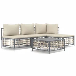 VidaXL Garden Lounge Set Anthracite -All Patio Furniture GUEST d7a1b45d 7ff6 4f1e a63f 4155e166b2e6