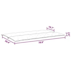 VidaXL Bench Cushion Water Repellent Outdoor Seat Cushion Pad Oxford Fabric - Blue 70.9" 16 VidaXL Bench Cushion Water Repellent Outdoor Seat Cushion Pad Oxford Fabric - Blue 70.9" -All Patio Furniture GUEST d9eee2d6 2e2d 4c03 b137 3d0aae7679db