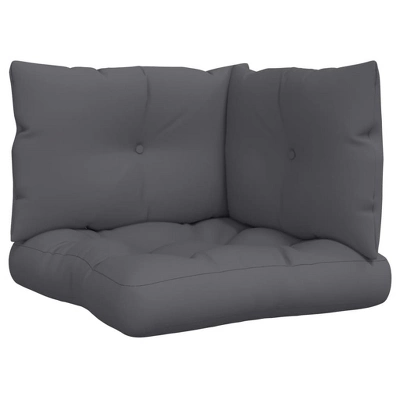 VidaXL Pallet Cushions 3 Pcs Anthracite Fabric 13 VidaXL Pallet Cushions 3 Pcs Anthracite Fabric - Image 11