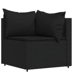 VidaXL Patio Lounge Set Black PE Rattan Adjustable Feet Patio Lounge Set -All Patio Furniture GUEST db698fe8 f773 4fee a12b 94b1e9064935