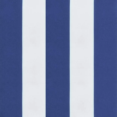 VidaXL Bench Cushion Water Repellent Outdoor Seat Cushion Pad Oxford Fabric - Blue And White 78.7" 8 VidaXL Bench Cushion Water Repellent Outdoor Seat Cushion Pad Oxford Fabric - Blue And White 78.7" - Image 6