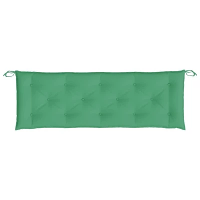 VidaXL Bench Cushion Outdoor Water Repellent Bench Cushion Pad Oxford Fabric - Green 59.1" X 19.7" X 2.8" 5 VidaXL Bench Cushion Outdoor Water Repellent Bench Cushion Pad Oxford Fabric - Green 59.1" X 19.7" X 2.8" - Image 3