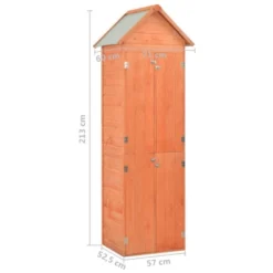 VidaXL Compact Garden Storage Shed - 28"x23.6"x83.9" Wood Cabinet - Waterproof Fabric Roof - Easy Assembly - Brown Wooden Outdoor Tool Shed 24 VidaXL Compact Garden Storage Shed - 28"x23.6"x83.9" Wood Cabinet - Waterproof Fabric Roof - Easy Assembly - Brown Wooden Outdoor Tool Shed -All Patio Furniture GUEST e1fe242a 3531 43f9 8f1c b132af4102d0