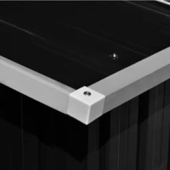 VidaXL Garden Shed Storage House For Tools Backyard Garage Patio Furniture Metal - Anthracite 101.2" X 192.5" X 71.3" -All Patio Furniture GUEST e58ccf13 0adb 4cec a5f4 36edb845dafd