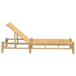 VidaXL Sun Lounger Natural Bamboo Bamboo Adult-size -All Patio Furniture GUEST e5a40a7c cc32 4f3f ae32 3a1d8e6c2504