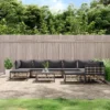 VidaXL Garden Lounge Set Set Of 10 Anthracite 2 VidaXL Garden Lounge Set Set Of 10 Anthracite -All Patio Furniture GUEST e7ca09dc c7a9 4812 9f53 ee42db3fa152