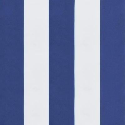 VidaXL Bench Cushion Water Repellent Outdoor Seat Cushion Pad Oxford Fabric - Blue And White 59.1" 9 VidaXL Bench Cushion Water Repellent Outdoor Seat Cushion Pad Oxford Fabric - Blue And White 59.1" - Image 7