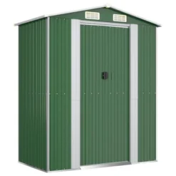 VidaXL Galvanized Steel Garden Shed - Durable Outdoor Storage For Garden Tools And Equipment - Easy Access Gate In Green 75.6"x42.5"x87.8" 17 VidaXL Galvanized Steel Garden Shed - Durable Outdoor Storage For Garden Tools And Equipment - Easy Access Gate In Green 75.6"x42.5"x87.8" -All Patio Furniture GUEST ea6f930f b55d 4379 9346 d5c5045f18cb
