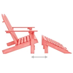 VidaXL Garden Chair White Fir Wood 2-seater Ergonomic Adirondack Chair - Pink 13 VidaXL Garden Chair White Fir Wood 2-seater Ergonomic Adirondack Chair - Pink -All Patio Furniture GUEST ea8e8e4e 6010 4c42 892f cc9e657110b6