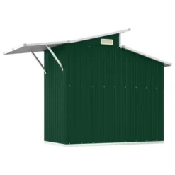 VidaXL Storage Shed Outdoor Garden Shed For Furniture Storage Galvanized Steel - Green -All Patio Furniture GUEST eb9bb175 d35f 4cb2 8920 d107ce88514b