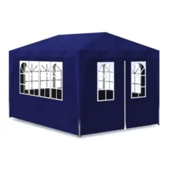 VidaXL Party Tent Blue Polyethylene 9.8 X 13.1 Ft UV-resistant Materials -All Patio Furniture GUEST ee853fc7 1c14 467e 993b e0e0f509ffc4