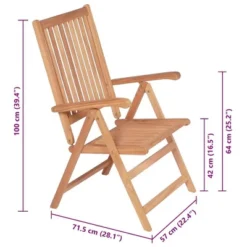 VidaXL Outdoor Recliner Chairs Patio Reclining Lounge Chair Solid Wood Teak - 2 18 VidaXL Outdoor Recliner Chairs Patio Reclining Lounge Chair Solid Wood Teak - 2 -All Patio Furniture GUEST ee864d2e 2bcb 4766 b60e e7c6d609092a