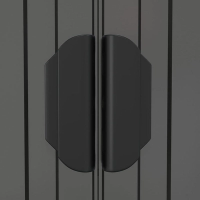 VidaXL Garden Shed Light Gray Galvanized Steel Large Garden Shed - 75.6" X 107.9" X 87.8" 8 VidaXL Garden Shed Light Gray Galvanized Steel Large Garden Shed - 75.6" X 107.9" X 87.8" - Image 6