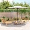 VidaXL Pallet Sofa Set Natural Wood Solid Acacia Wood 6 Piece Set -All Patio Furniture GUEST f3dd29fd eb8b 4056 8107 3af9a5db0fd5