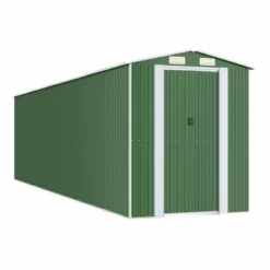 VidaXL Garden Shed Green Galvanized Steel Large Garden Shed - 75.6" X 303.9" X 87.8" 17 VidaXL Garden Shed Green Galvanized Steel Large Garden Shed - 75.6" X 303.9" X 87.8" -All Patio Furniture GUEST f3e21c2c 7d17 4097 8a49 7143fb0fba1b