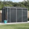 VidaXL Garden Shed - Anthracite 75.2" X 118.1" X 78" -All Patio Furniture GUEST f4b13573 91e5 43fa 8888 20b20f0f55c0