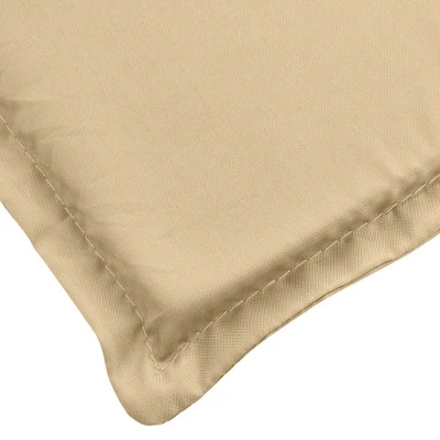 VidaXL Sun Lounger Cushion - Outdoor Patio Sunbed Seat Pad - Melange Beige - Polyester Fabric - 78.7"x23.6"x1.6" 7 VidaXL Sun Lounger Cushion - Outdoor Patio Sunbed Seat Pad - Melange Beige - Polyester Fabric - 78.7"x23.6"x1.6" - Image 5
