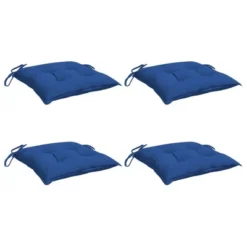 VidaXL Chair Cushion Non Slip Outdoor Patio Seat Cushion Pad Oxford Fabric - Blue 15.7" X 15.7" X 2.8" 4-Pack -All Patio Furniture GUEST f70844e0 1107 4387 954a 4ea2d862fef2