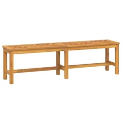 VidaXL Outdoor Bench Patio Furniture Dining Bench For Garden Solid Wood Acacia - 59.1" X 13.8" X 17.7" -All Patio Furniture GUEST f74c95cd 54a2 45ac b4f8 f77c12f40673