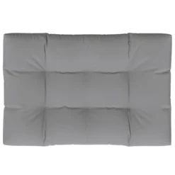VidaXL Chair Cushion Outdoor Patio Pallet Seat Cushion Sofa Chair Pad Fabric - Dark Gray 47.2" X 31.5" X 4.7" -All Patio Furniture GUEST f81d35ba 3f00 4eed 8e36 6721d845e3b9