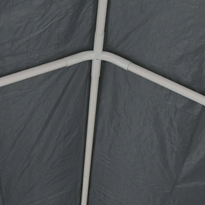 VidaXL Party Tent Grey Polyethylene, Powder-coated Steel Large 6 VidaXL Party Tent Grey Polyethylene, Powder-coated Steel Large - Image 4