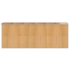 VidaXL Garden Shed Light Brown Galvanized Steel 75.6 X 205.9 X 87.8 In -All Patio Furniture GUEST fd5d62f3 62c2 46dd b875 7e57bd52c248