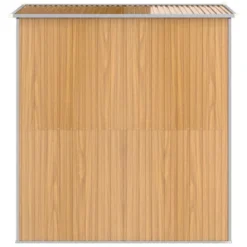 VidaXL Garden Shed Light Brown Galvanized Steel - 75.6 X 75.2 X 87.8 In 13 VidaXL Garden Shed Light Brown Galvanized Steel - 75.6 X 75.2 X 87.8 In -All Patio Furniture GUEST fec9d218 99b9 438e 80db 5a62803244e4