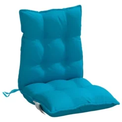 VidaXL Lowback Chair Cushion Set Of 4 Light Blue -All Patio Furniture GUEST ff0b27ae a04d 40ea 9f4f ab16a980cdc6